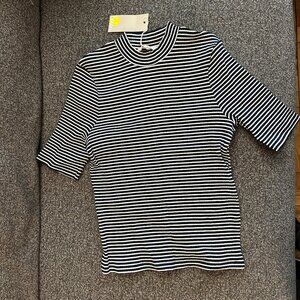 NWT Boden Short Sleeve Striped Cotton Tee
